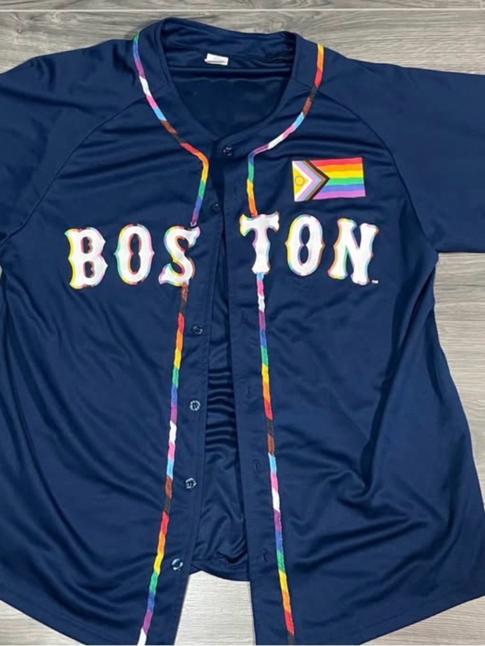 3 piece set of 2024 Boston Red Sox Promo Pride Celebration LGBTQ Jerseys
